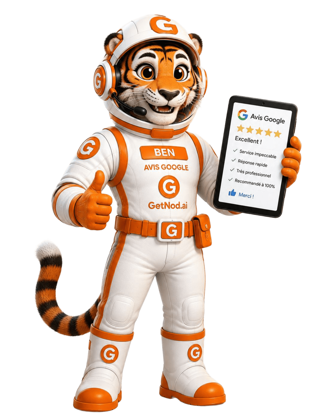 Mascotte de l'agent Ben